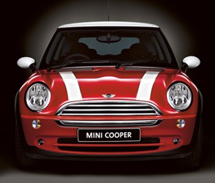 MINI Bonnet Stripes weiß - R55 R56 R57