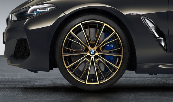 20" BMW Kompletträder M Performance Vielspeiche 762 Night Gold glanzgefräst - 8er G14 G15 G16