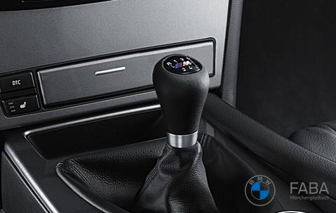 Original BMW Sport-Schaltknauf M mit Leder überzogen, 6-Gang