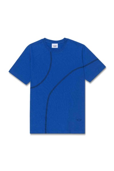 MINI Outline Print T-Shirt Men's - Blazing Blue 80145B32045