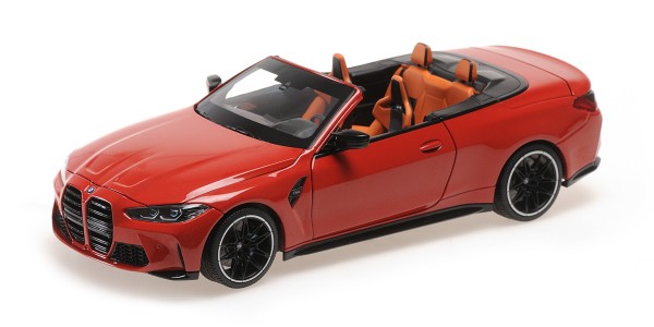 BMW Miniatur M4 Cabrio rot metallic 1:18