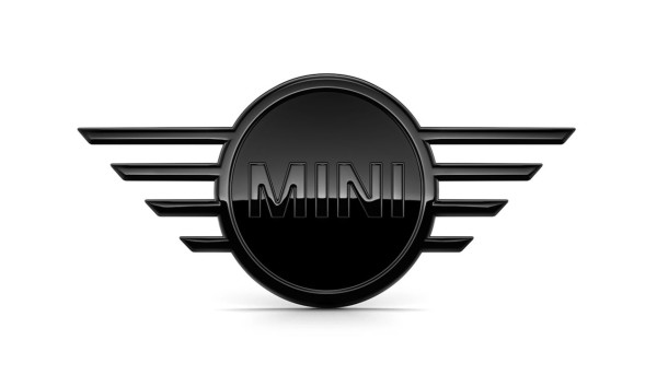 MINI Emblem vorne Frontklappe Piano Black - F65 F66 51145A34129