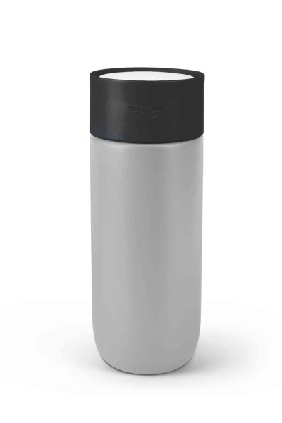 MINI Colour Block Travel Mug grau, 500ml 80285B32109