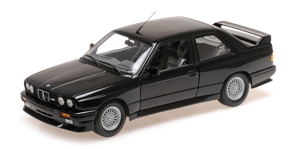 BMW Miniatur M3 E30 -1987 schwarz 1:18