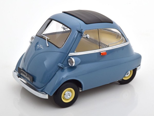 BMW Miniatur 250 Isetta blaugrau 1:12