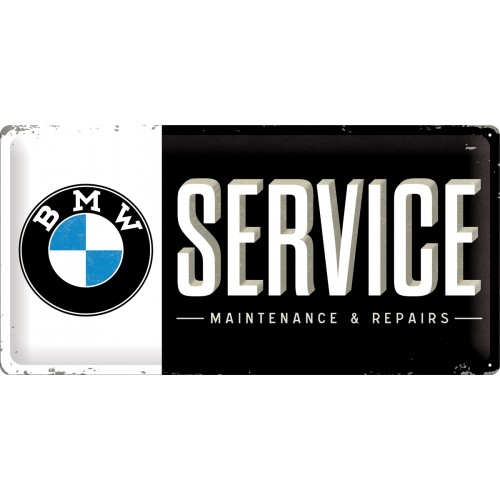 Blechschild "BMW - Service" - 25x50 cm 4036113270104