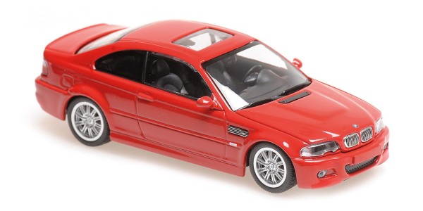 BMW Miniatur M3 (E46) Coupe - 2001 rot 1:43