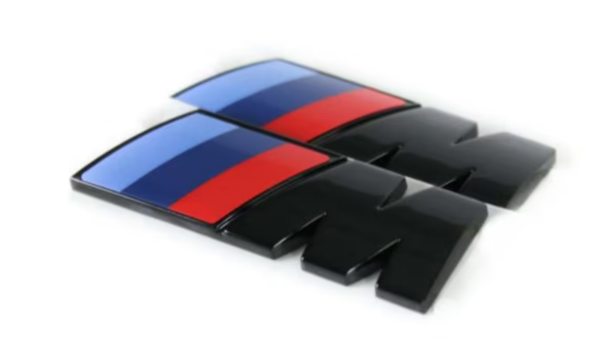 BMW M Performance Logos schwarz - 2er Set