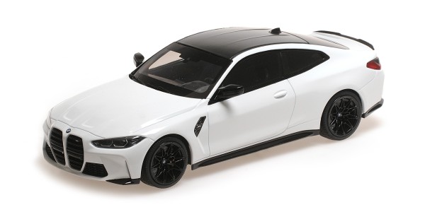 BMW Miniatur M4 2020 weiß metallic 1:18