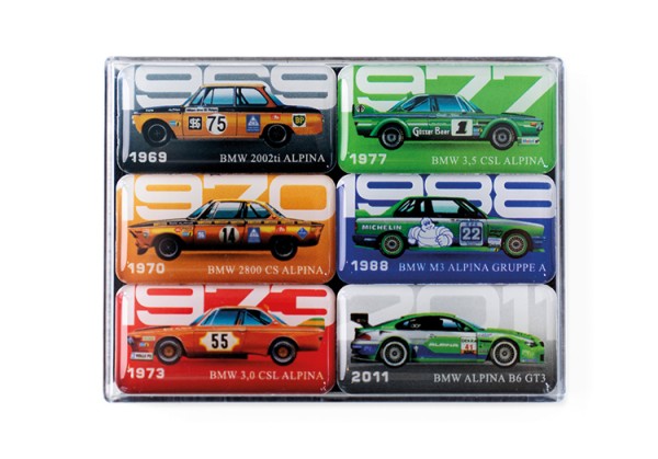 ALPINA Classic Magnet-Set "Rennsport"