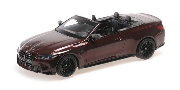 BMW Miniatur M4 Cabriolet 2021 - rot metallic 1:18