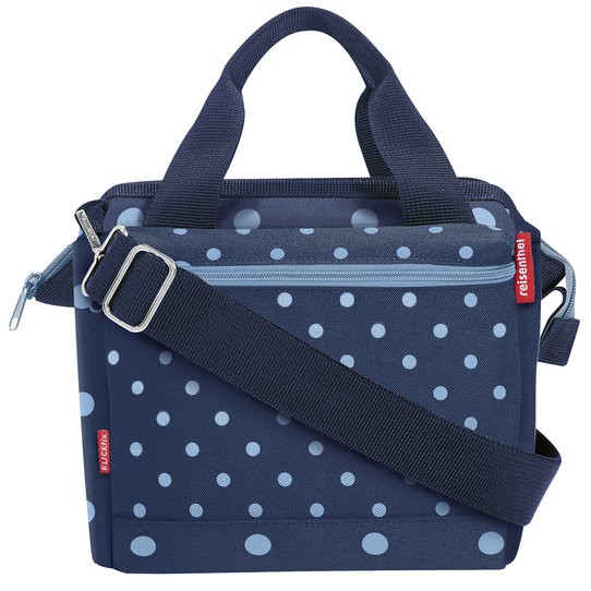 KLICkfix Roomy Lenkertasche dots blue