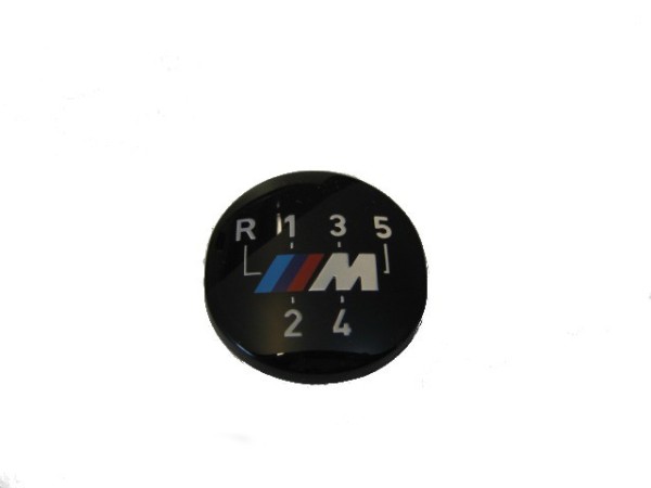 M Emblem für Schaltknauf BMW 3er E30 E36 E46 / Z3 / 5er E34 E39 / 7er E32 E38