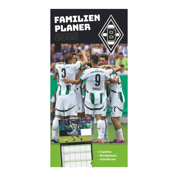 Borussia Mönchengladbach Familienplaner 2025 - 22x45cm