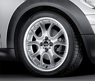 Mini 17" Alufelge Web Spoke Composite R98 silber - R50 R52 R53 R55 R56 R57 R58 R59