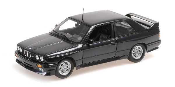 BMW Miniatur M3 E30 Street Evo -1989 blue metallic 1:18