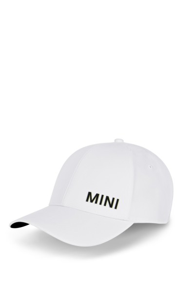 MINI Two-Tone Wordmark Cap weiß 80165A52A83