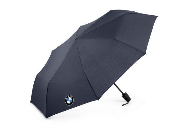 BMW Taschenschirm blau mit Automatik 80232466303 - Regenschirm