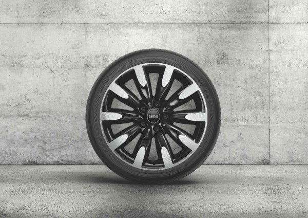 Mini 17" Alufelge Roulette Spoke 502 schwarz - F55 F56 F57 36116855111