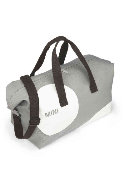 MINI Car Face Detail Duffle Bag - Grau / Weiß / Schwarz 80225B320D3