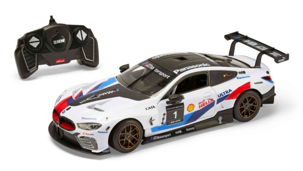 Miniatur RC BMW M8 GTE - Funkfernauto 1:18 - Bausatz