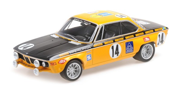 BMW ALPINA Miniatur 2800 CS - Huber / Kelleners 1970 - Winners 24H SPA 1:18